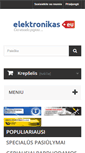 Mobile Screenshot of elektronikas.eu